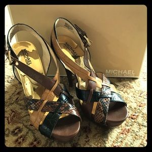 Michael Kors Niki Cross Strap Shoes
